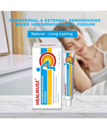 Buy Hemorrhoid Cream with 4% Lidocaine & 0.25% Phenylephrine | Fast Relief for Pain Swelling & Itching - 1.5 oz & 3 oz Ointment - Buy Online on GoSupps.com