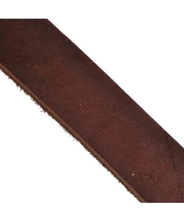 Mandala Crafts Genuine 1 Inch Wide Brown Leather Strap - 6 Feet Long Flat Black Cowhide Cord for Crafts and Leather Belt Making - Buy Online on GoSupps.com