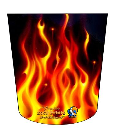 Heal with Appeal Amputee Sock ATKA Flames V2 3PLY Residual Wound Over Shrinker Sock - Buy Online on GoSupps.com