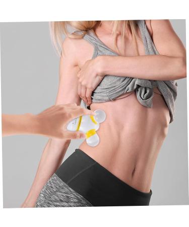 TOVINANNA 1 Piece Yellow Body Massager | 9.5x9.5cm Massage Instrument for Pain Relief | Shop Internationally - Buy Online on GoSupps.com