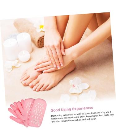 FRCOLOR 4 Sets Spa Moisturizing Socks Foot Moisturizing Socks Hand Moisture Gloves Skin Care Kit Moisturizing Gloves for Dry Hands Foot Nail Tools Skin Care Products Essential Oil Cotton - Buy Online on GoSupps.com