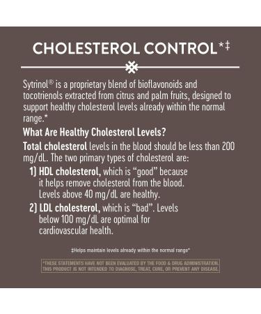 Nature's Way Sytrinol Cholesterol Control - 60 Softgels for Heart Health - Buy Online on GoSupps.com