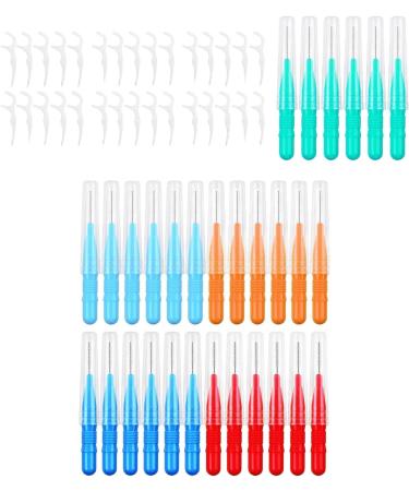 Interdental Brushes Set - 2mm 2.5mm 3mm - Multi-Colored 10 & 30 Pieces - Best for Oral Hygiene - Buy Online on GoSupps.com