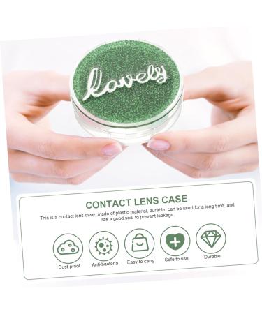 Healeeved Contact Lens Container & Organizer with Mirror | Practical Travel Eye Lens Holder & Cosmetic Storage | Durable Plastic Packaging for International Shipping - Buy Online on GoSupps.com