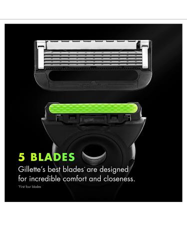 GilletteLabs Men's Razor Blade Refills with Exfoliating Bar - 10 Cartridges - Buy Online on GoSupps.com