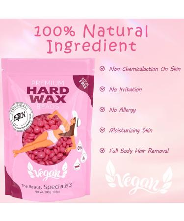 BOYUJK Professional Hard Wax Beads 500g Red - Painless Hair Removal for Full Body, Facial, and Legs - Men and Women - Buy Online on GoSupps.com