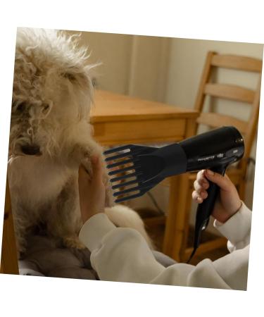Healeved 4pcs Pet Water Blower Combs Accessories Hair Dryers Hair Dryer Attachment Nozzle Hair Comb The Dog 12.00X7.00X4.00CMx4pcs Blackx4pcs - Buy Online on GoSupps.com
