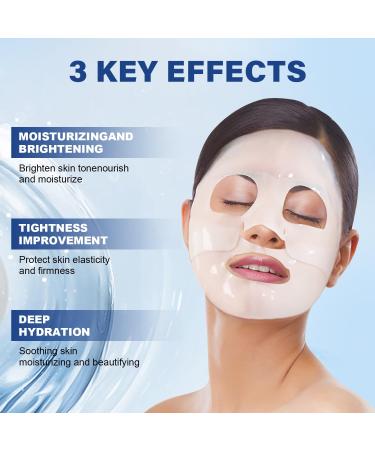 Collagen Face Mask - Deep Anti-Wrinkle Lifting Firming & Moisturizing Overnight Treatment (28g x 5ea - Buy Online on GoSupps.com