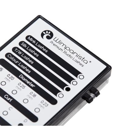 W Lashes - 3D Silk Eyelashes D Curl (14mm) | 0.15mm Thickness - Premium Eyelash Extensions by Wimpanista | Shop Internationally - Buy Online on GoSupps.com