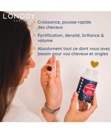 Hair Supplement - Very Fast Hair Growth Gummies - Nail Strengthening - Complete Formula without Sugars Made in France Fruity - Biotin Vitamins B12 B6 D E Zinc Selenium - 1 Month - Buy Online on GoSupps.com