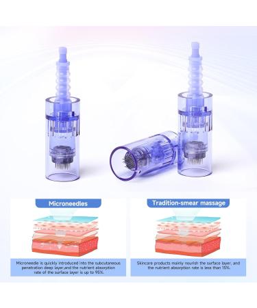 Yofuly 42 Pins Microneedling Needles - Replacement Cartridges for Derma Pen (10 Pack) - Microneedling Needle Cartridges for Precision Results - Buy Online on GoSupps.com