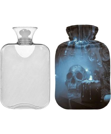 Naanle Haunted Castle Halloween Skull Hot Water Bottle | 1L Hand & Foot Warmer for Pain Relief | Premium Heat & Cold Therapy Solution - Buy Online on GoSupps.com