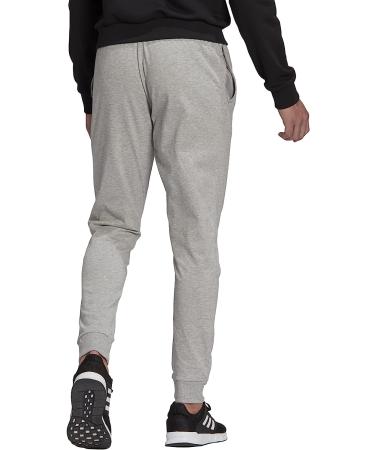 adidas Men's Essentials Tapered Cuff Pants - Medium Grey Heather, Large - Buy Online on GoSupps.com
