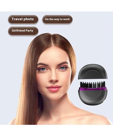 Premium Hair Straightener Brush | Fast Heating & Rechargeable | Temperature Control Straightening Comb for Home Use - Buy Online on GoSupps.com