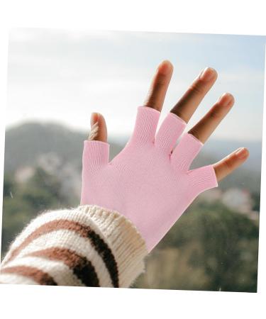 Healeved 1 Pair Moisturizing Gloves Gloves for Men Moisture Gloves for Hands Overnight Collagen Hand Spa Gloves Gel Mitten Gel Hand Gloves Hand Pink Fingerless Miss - Buy Online on GoSupps.com
