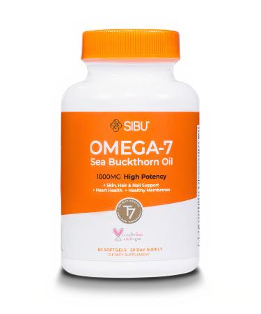Sibu Beauty Sea Berry Therapy Omega-7 Support Sea Buckthorn Oil 60 Softgels