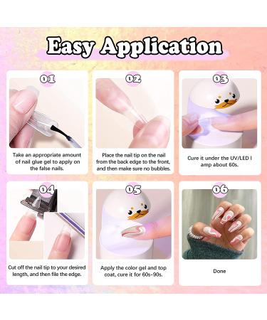 Mini LED Nail Lamp for Gel Polish - Portable UV Curing Light for DIY Manicure - USB Nail Dryer for Home Salon - Cute Cartoon Design - Buy Online on GoSupps.com