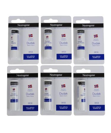 Neutrogena Lipcare Stick Norwegian Formula SPF 20 for Dry and Chapped Lips - 6 Pack, 0.16 Ounce each - Buy Online on GoSupps.com