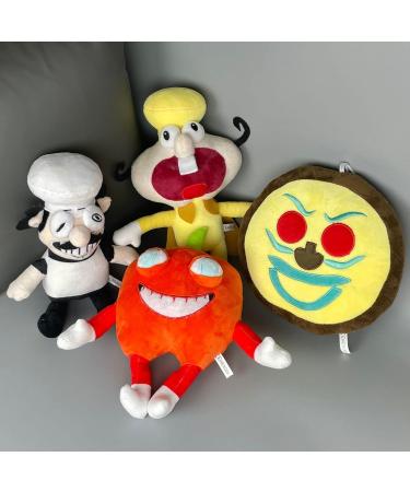 YUNTOY Pizza Tower Plush 10 Noise Peppino Pepperman Pizza Face Plushie Toy - Ideal for Game Fans, Birthday & Christmas Gifts for Kids & Adults - Buy Online on GoSupps.com