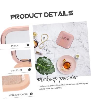  Didiseaon Didiseaon Face Powder Compact Glitter Hair Highlighter Powder For Women Shimmer Glitter Makeup Powder Face Highlighter Makeup Highlighter Powder - Buy Online on GoSupps.com