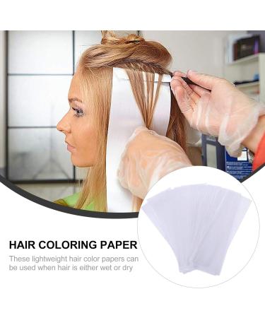 Uonlytech 200pcs Hair Dye Paper Highlighting Strips for Salon Professionals - Buy Online on GoSupps.com