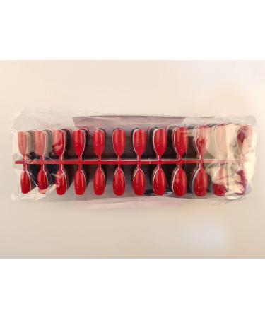 Kalolary Artificial Nails Set - 720 Stiletto & Almond Full Cover Nails in 30 Colors - Perfect for Salon Use - Includes File & Nail Pencil for Women & Girls - Buy Online on GoSupps.com