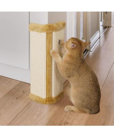 Lahas Cat Wall Corner Scratcher Furniture Protector Kittens Scratch Board Sisal Cat Scratching Pad Wall Mounted for Indoor Cats