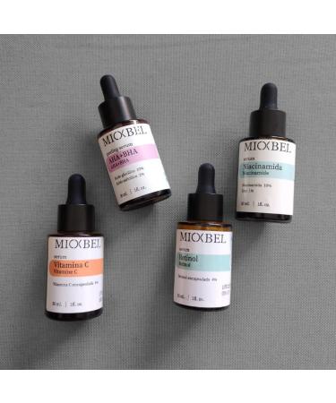 MIOXBEL Face Serum Retinol Encapsulated 4% | Retinol Serum for Tight and Smooth Skin | Repairs Skin and Reduces Wrinkles Scars and Dark Spots | Anti-Ageing Repair Serum 30 ml - Buy Online on GoSupps.com