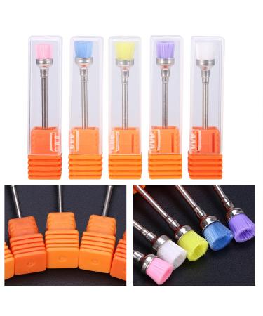 Rotekt 5pcs Nail Drill Bits - Electric Nail Drill Polish Grinding & Dust Remover Brush Heads | International Shipping - Buy Online on GoSupps.com