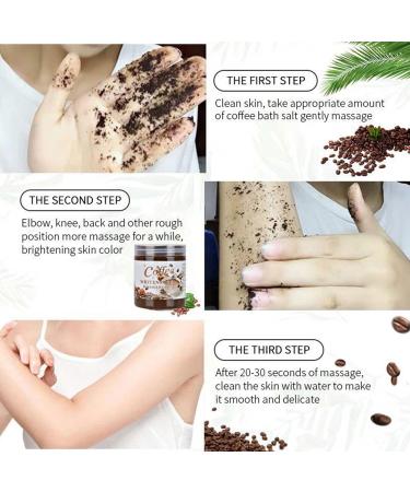 100% Natural Arabica Coffee Scrub with Organic Coffee & Shea Butter - body scrub 12 oz SU-023 - Buy Online on GoSupps.com