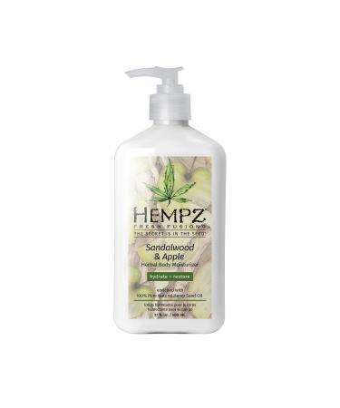 Hempz Sandalwood & Apple Herbal Body Moisturizer  17 Fl Oz (Pack of 1)