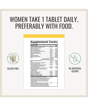 Natureâ€™s Way Alive! Womenâ€™s 50+ Multivitamin - Ultra Potency, Whole Body Wellness, 60 Tablets - Buy Online on GoSupps.com