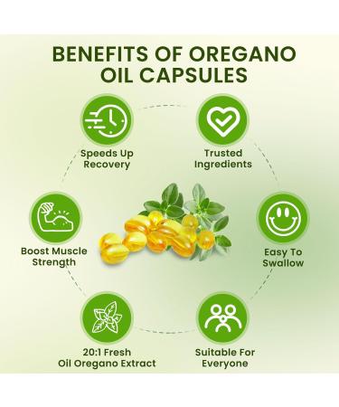 2-in-1 Oil of Oregano Softgels Organic Oregano Oil Supplement Capsules Non-GMO Oregano Oil and 200 mg Black Seed Oil 180 Count (Softgels) Blue - Buy Online on GoSupps.com