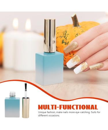 Gatuida Lot de 8 Flacons de Vernis Ongles en Verre 117 Ml Pinceau Int gr Bouteilles Vides Rechargeables D grad Bleu Contenants pour chantillons de Maquillage pour Manucure - Buy Online on GoSupps.com