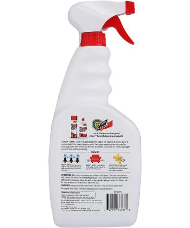 Shout Carpet Stain Remover & Odor Eliminator - 32oz Spray | Removes Tough Urine Stains, Prevents Retracking | Safe for Kids & Pets | Fresh Scent | Pack of 1 - Buy Online on GoSupps.com