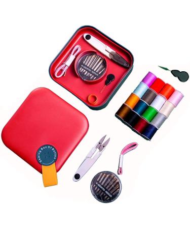 Sewing Kit for Adults - Portable Blue Sewing Set for Home & Travel - Buy Online on GoSupps.com