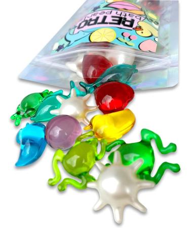 Retro Bath Pearls Jumbo Pack - 30 Assorted Animal, Heart, and Star Shaped Bath Pearls with Various Scents - Quirky Gift for Girlfriend or Mom - Buy Online on GoSupps.com