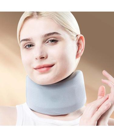 Cervical Neck Brace | Adjustable Foam Soft Wraps - Foam Cervical Collar Soft Neck Support for Women & Men Keeps Vertebrae Stable Relieves Neck and Spine Pressure Blue M - Buy Online on GoSupps.com