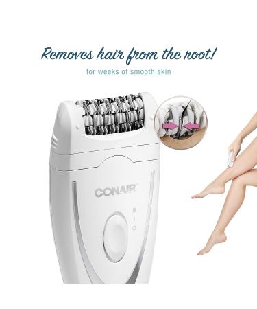 Conair Women's Cordless Rechargeable Full Body Epilator - Total Body Hair Removal - Buy Online on GoSupps.com