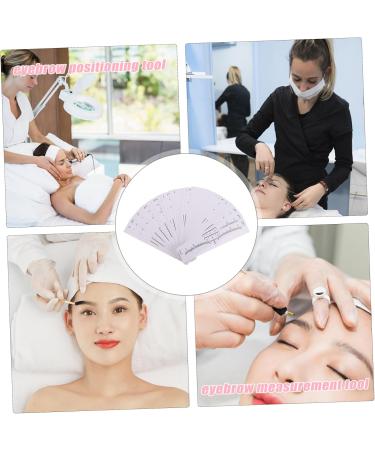 Healeved 200 Pcs eyebrow shape measurements girl eyebrow measuring tool eyebrow measurement ruler - Buy Online on GoSupps.com