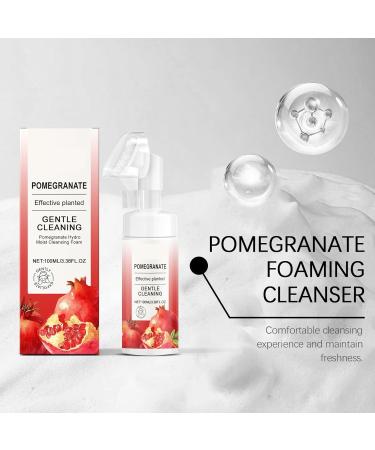 Pomegranate Foam Facial Cleanser - Gentle Deep Cleansing Refreshing & Moisturizing Face Wash For All Skin Types(1PCS) - Buy Online on GoSupps.com