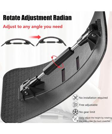 Alouweekuky Back Extension Trainer | Rotary Adjustment Back Stretcher for Pain Relief - Perfect Gift for Neck & Lumbar Spine Support - Buy Online on GoSupps.com