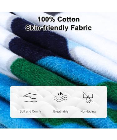 Buy Flyish Direct 100% Cotton Dino Bathing Poncho for Kids | Hooded Beach Towel | Perfect for Boys & Girls | 70x60cm - Buy Online on GoSupps.com