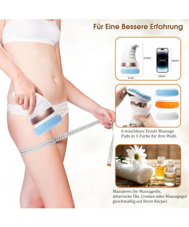 Anti Cellulite Massager - Stay Relax Sculpt | Body & Leg Massage Device with 6 Washable Pads | Adjustable Strengths for Effective Lipedema Treatment - Buy Online on GoSupps.com