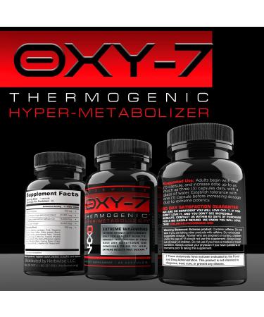 Herbwise Oxy-7 Thermogenic Fat Burner - 60 Veggie Capsules | Weight Loss Pills for Women and Men - Buy Online on GoSupps.com