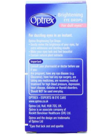 Optrex Brightening Eye Drops 10ml - Instantly Refresh and Revitalize Tired Eyes - Buy Online on GoSupps.com