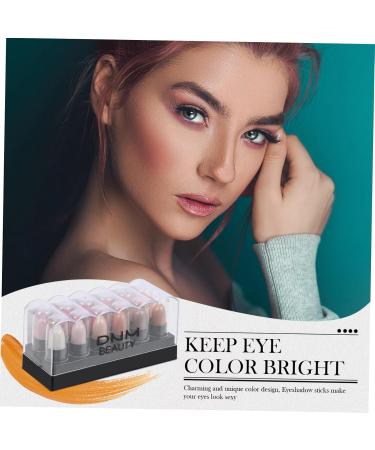 Ipetboom 3 Boxes 12 Shadow Box Eyeshadow Stick Ladies Suits Eyeshadow Pen Brightening Stick Woman - Buy Online on GoSupps.com