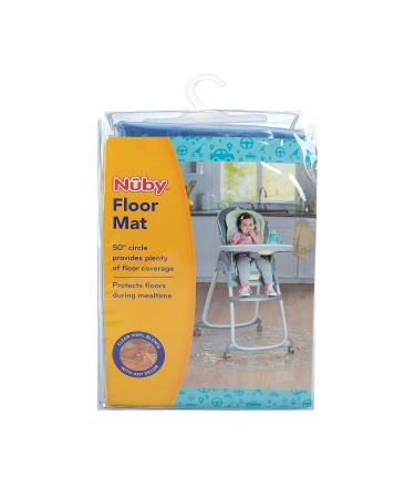 Nuby Floor Mat  Clear Circle  Protect Floors from Spills & Messes  Waterproof  50 - Buy Online on GoSupps.com