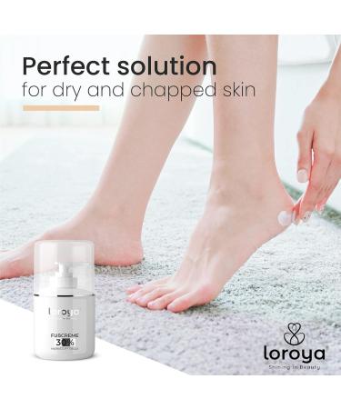 loroya - The Original - Exfoliating Foot Cream 30% Urea 250 ml - For Dry and Cracked Skin - Scar Removal - Peach Oil and Lanolin Based - Accelerates Regeneration - Buy Online on GoSupps.com