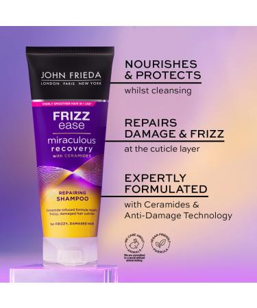 John Frieda 250 ml (Pack of 1) Frizz Ease Miraculous Recovery Shampoo 250ml - Buy Online on GoSupps.com